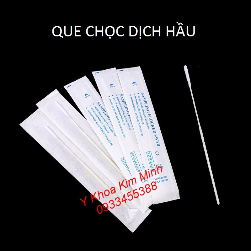 Que chọc dịch hầu xét nghiệm cúm virus covid-19