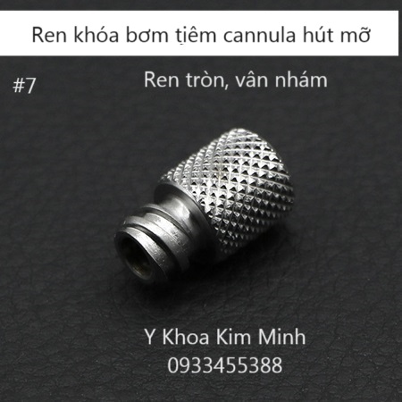 Ren khóa đầu chuyển đổi mỡ nano dùng trong phẫu thuật tiêm mỡ tự thân