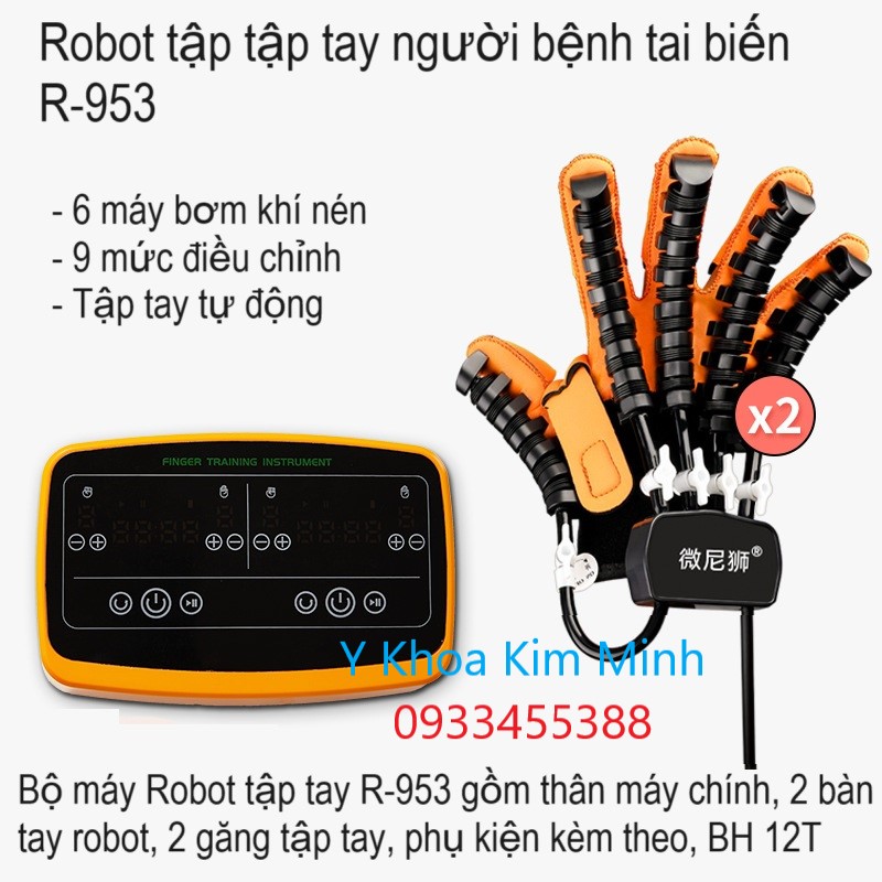 Máy robot tập vật lý trị liệu tai biến bán ở Y Khoa Kim Minh