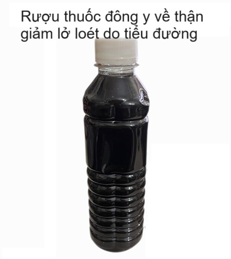 Rượu thuốc đông y chữa thận, giúp giảm viêm lở loét do tiểu đường