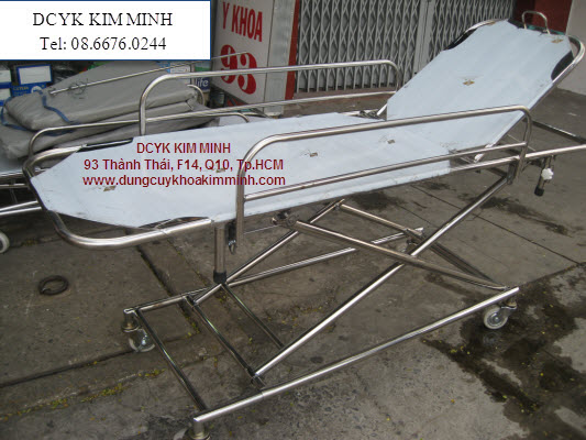 băng ca xếp inox xe cấp cứu