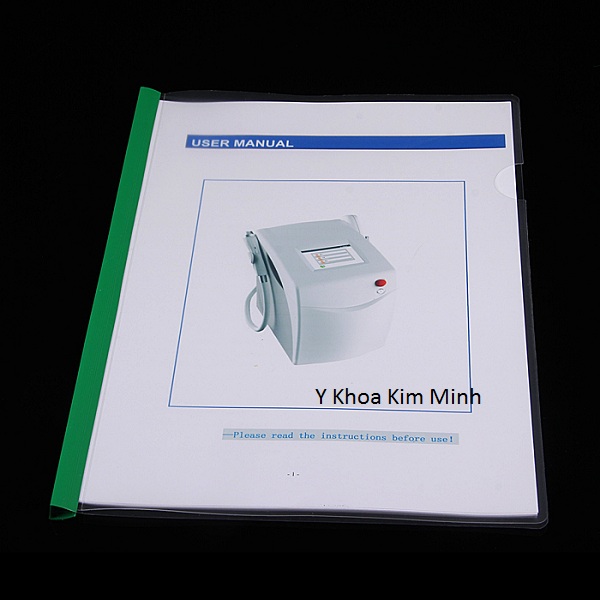 s&aacute;ch hướng dẫn sử dụng m&aacute;y E-light KS-205