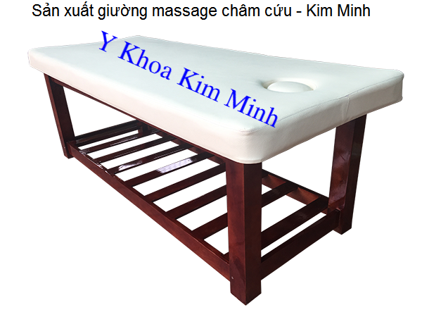Giuong massage cham cuu san xuat ban tai Cong ty Y Khoa Kim Minh