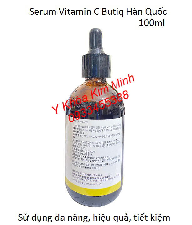 Serum C Han Quốc Butiq Lab chuyên dùng cho spa và thẩm mỹ viện