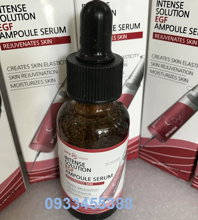 EGF Hàn Quốc làm mịn da, thu hẹp chân lông, điều trị sẹo rỗ - Y Khoa Kim Minh Serum EGF chuyen lam day da, dieu tri seo ro Han Quoc - Y Khoa Kim Minh 0933455388