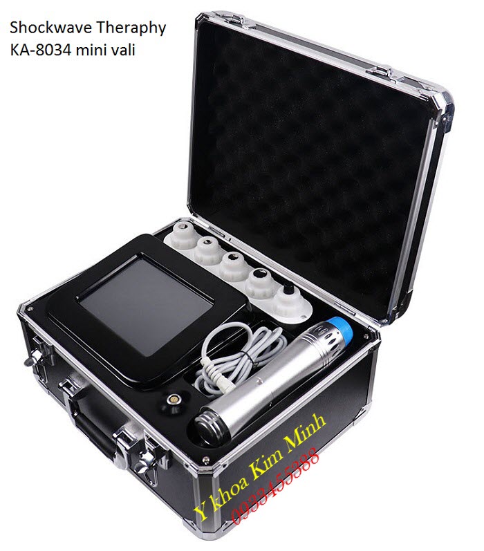 Máy shock wave xung kich mini va li xach tay KA-8034 - Y Khoa Kim Minh