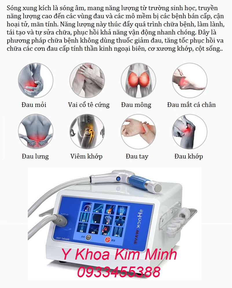 Máy phát sóng xung kích shockwave T-800