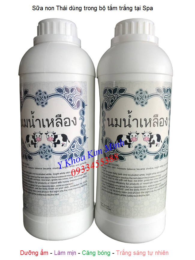 Sua non Thai dung trong bo tam trang spa theo cong thuc lam trang da tu nhien -  Y khoa Kim Minh