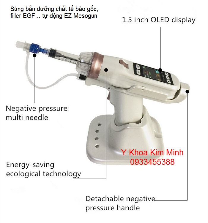 Sung ban te bao goc filler EGF Collagen Botox EZ Mesogun Kim Minh ban tai tp hochiminh 0933455388