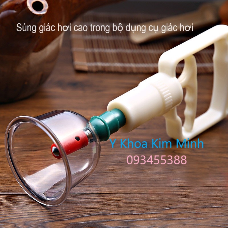 Súng dùng cho bộ dụng cụ giác hơi không dùng lửa