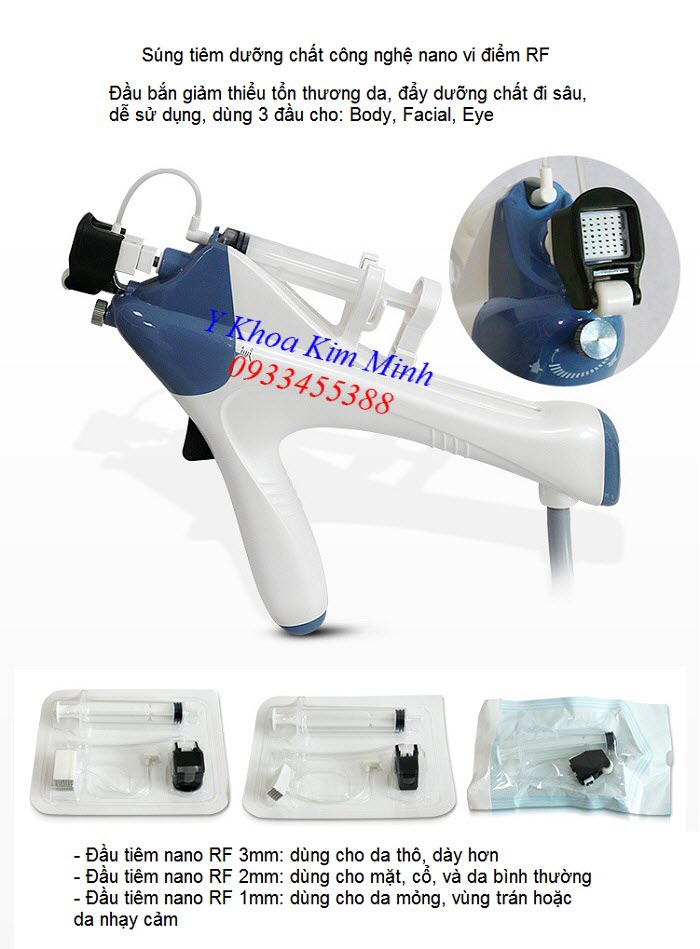 Súng tiêm mesogun nano RF KM-429 bán tại Tp Hồ Chí Minh - Y Khoa Kim Minh