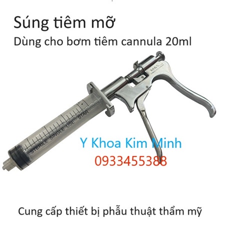 Sung tiêm mỡ tự thân, súng tiêm mỡ dùng cho phẫu thuật thẩm mỹ
