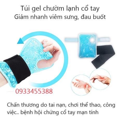 Túi gel chườm lạnh giảm đau cổ tay, băng cổ tay giảm đau viêm sưng do hội chứng ống cổ tay