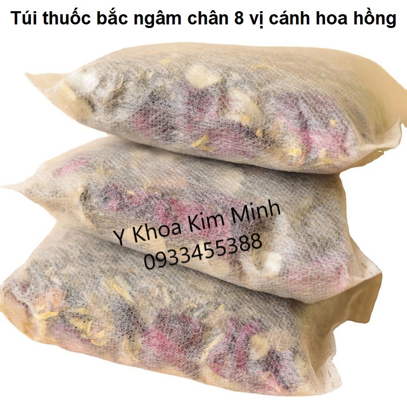 Thuốc bắc ngâm chân 8 vị cánh hoa hồng