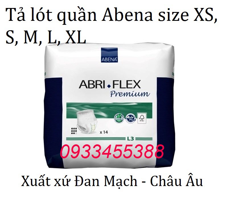 Nơi bán tả lót quần, tả lót dán của Abena tại Tp.HCM