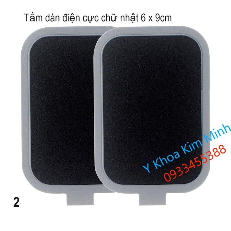 Tấm dán xung điện chữ nhật 6x9cm dùng cho máy chạy điện sinh học DDS-9