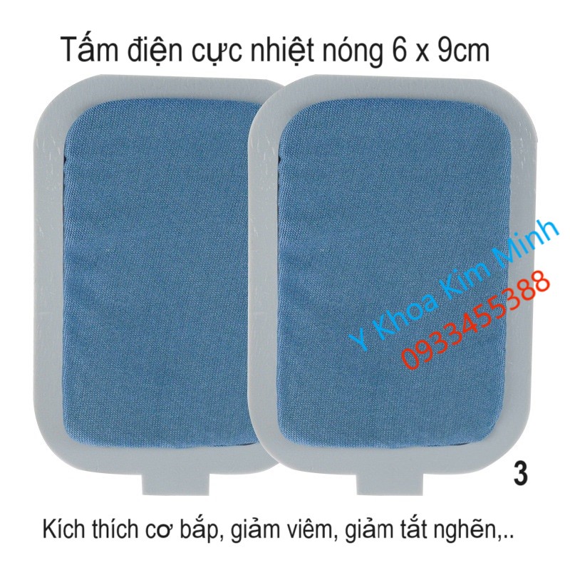 Miếng dán điện cực nóng dùng cho máy chạy điện sinh học DDS-9