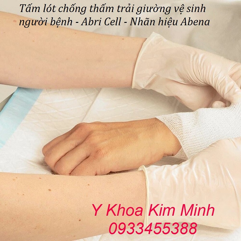 Tấm lót trải giường chăm sóc vệ sinh người bệnh Abri Cell Abena