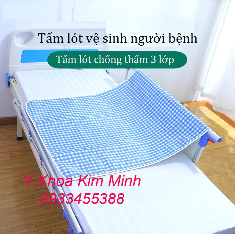 Tấm vải lót lưng người bệnh giúp vệ sinh tại giường