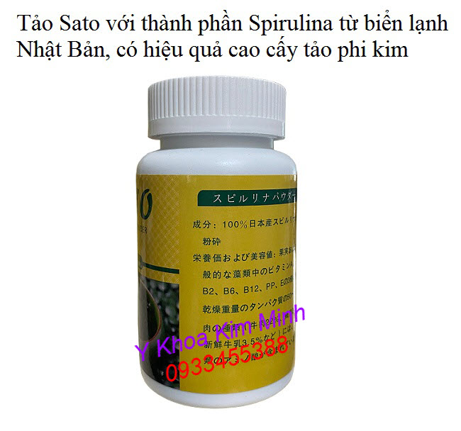 Cung cấp giá sỉ tảo Sato phi kim nano căng bóng da bán tại Tp.HCM - Y Khoa Kim Minh