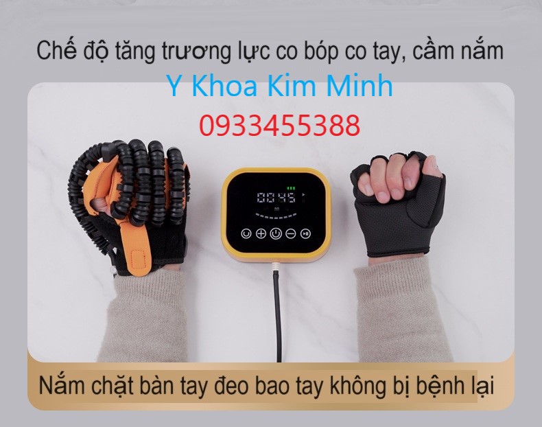 Hướng dẫn tập mạnh tay người bị tai biến với robot R-933