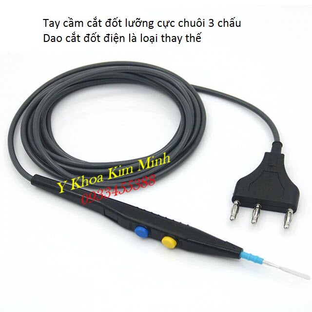 Tay cầm cắt đốt lưỡng cực của máy cắt đốt cao tần - Y khoa Kim Minh