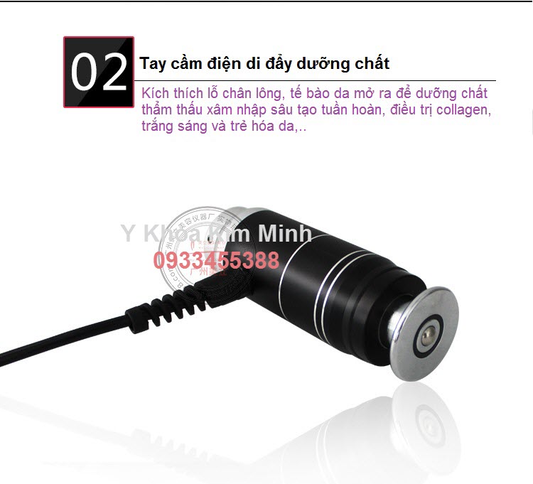 Tay cam dien di Bio Electricity Mesoderm day duong chat may KM 411 ban tai Y Khoa Kim Minh