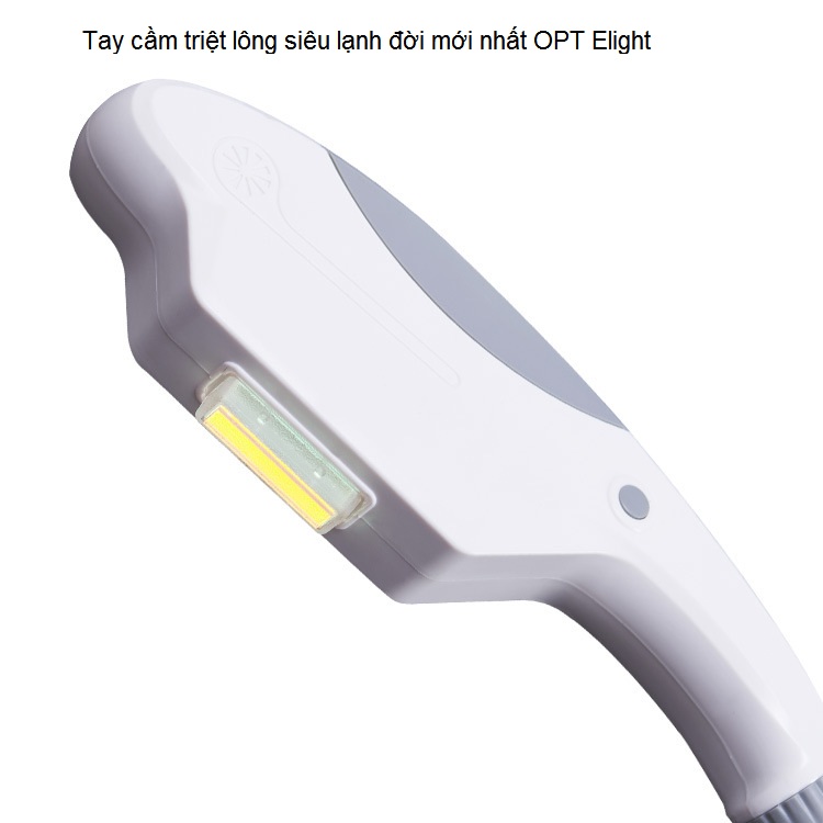 Tay cầm triệt lông siêu lạnh không gây tổn thương châm chính KL-218 - Y khoa Kim Minh Tay cam triet long sieu lanh may triet long OPT Elight KL-218 - Y khoa Kim Minh
