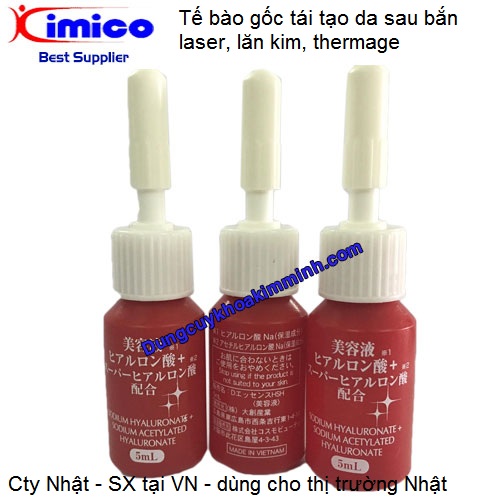 Te bao goc Nhat dung su dung sau khi ban may laser xoa xam, di lan kim tai tao da Y khoa Kim Minh phan phoi cung cap