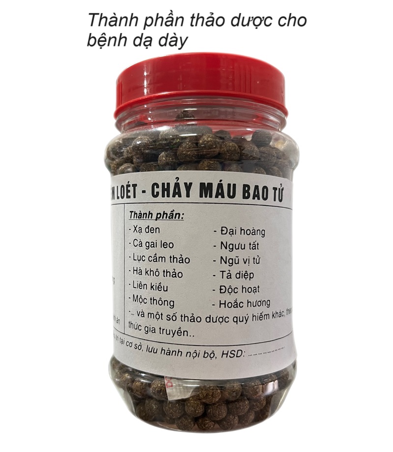 Thành phần thảo dược dùng cho bệnh đau dạ dày