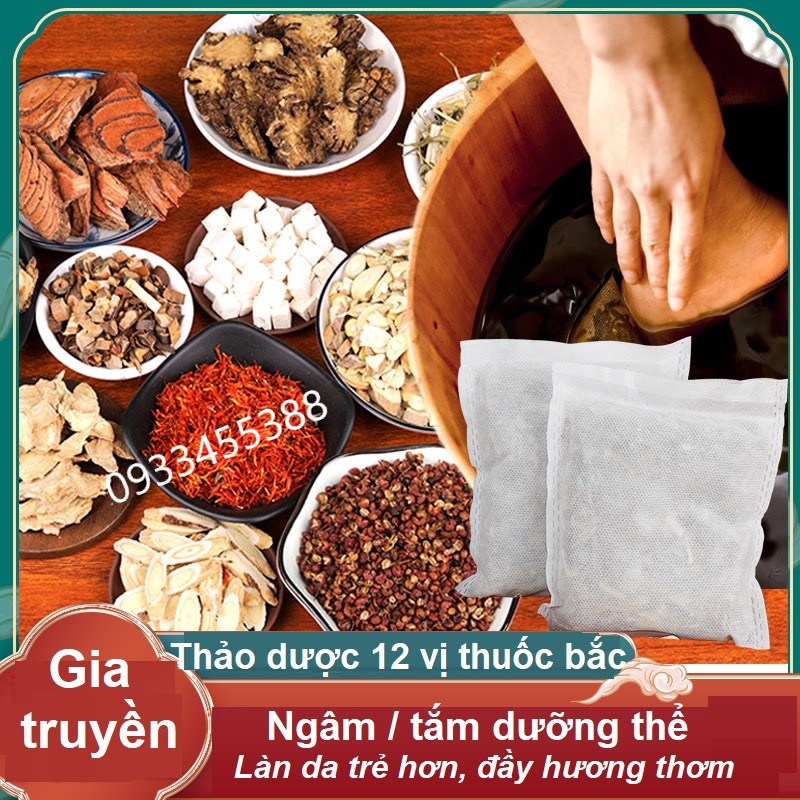 Thảo dược 12 vị thuốc bắc gia truyền tắm dưỡng thể