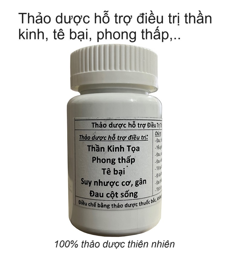 Thảo dược hỗ trợ điều trị tê bại bệnh thần kinh tọa