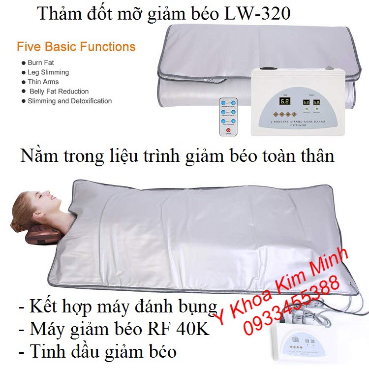 Thảm đốt mỡ giảm béo bán tại Tp.HCM - Y khoa Kim Minh