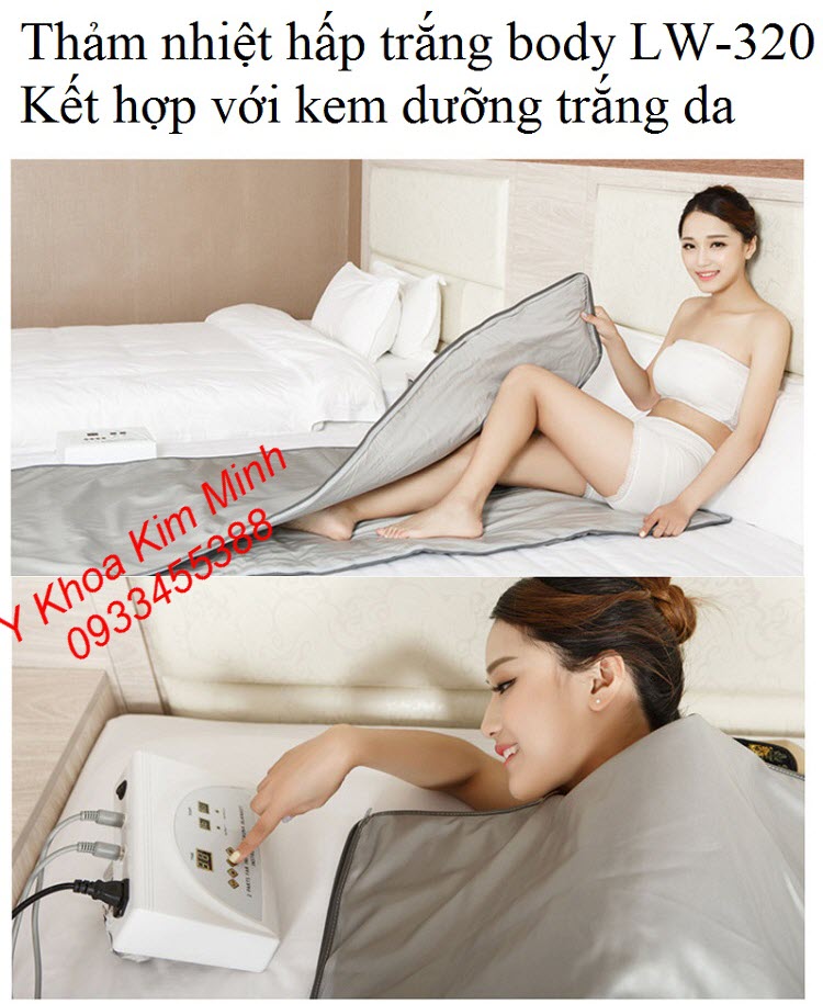 Thảm nhiệt hấp trắng da body toàn thân LW-320 - Y khoa Kim Minh