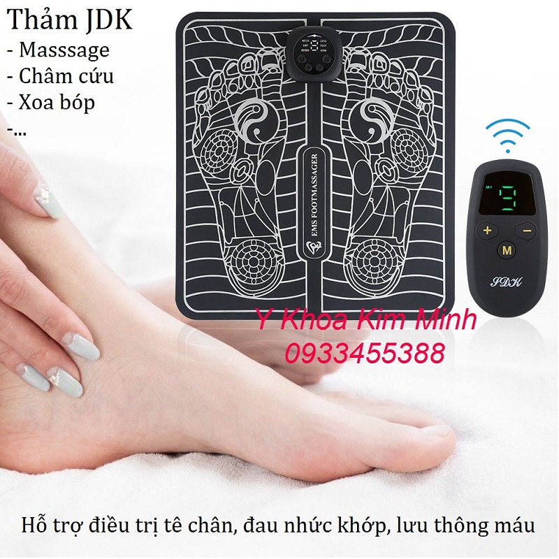 Thảm mat xa xung điện bàn chân JDK