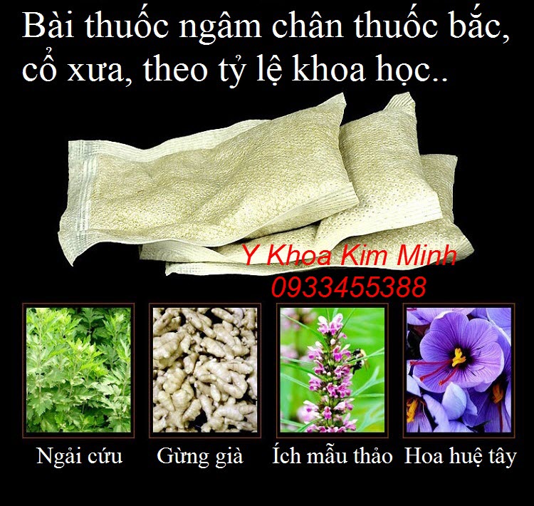Thành phần thuốc bắc 4 vị dùng ngâm chân chữa bệnh - Y Khoa Kim Minh