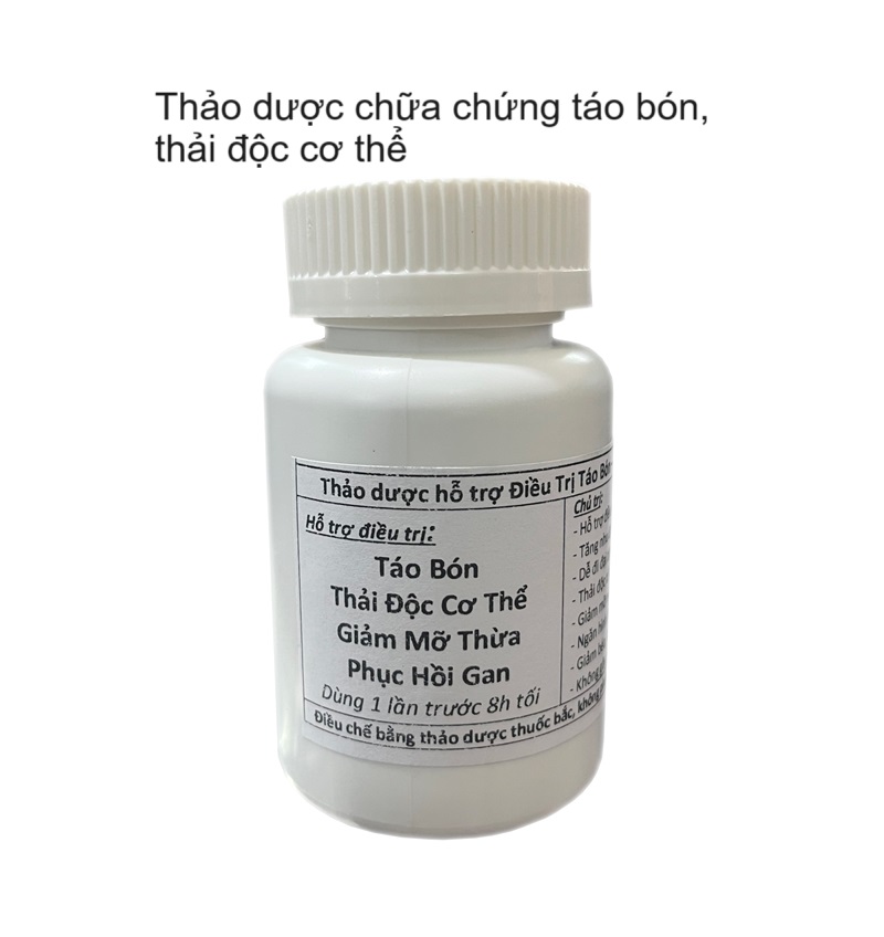 Thảo dược chữa táo bón giải độc cơ thể mát gan