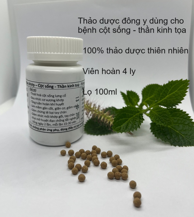 Thảo dược đông y thuốc bắc hỗ trợ chữa viêm dây thần kinh tọa đau thần kinh tọa