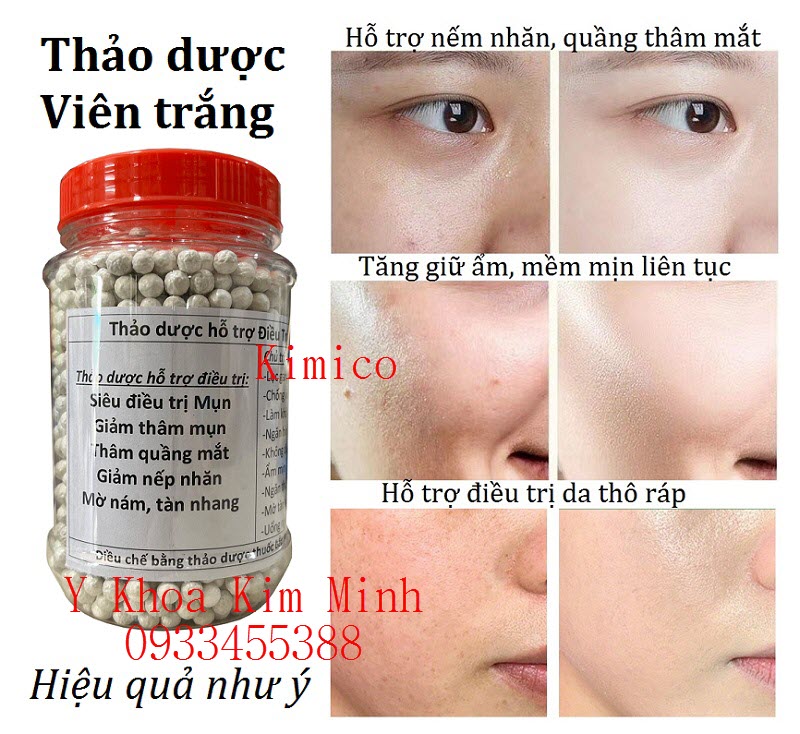 Công dụng của viên trắng thải độc gan, thanh loc cơ thể trẻ hoá da