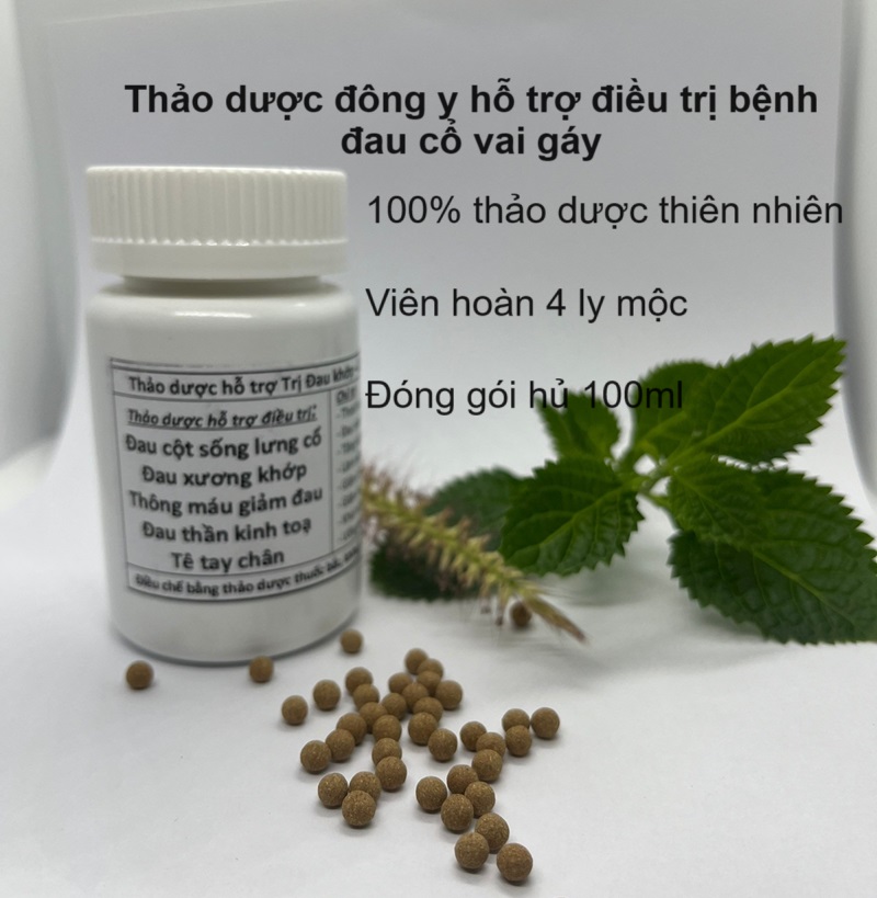 Thảo dược đông y dùng cho người đau cổ vai gáy, thoái hóa đống sốt cổ, thoát vị đĩa đệm cổ