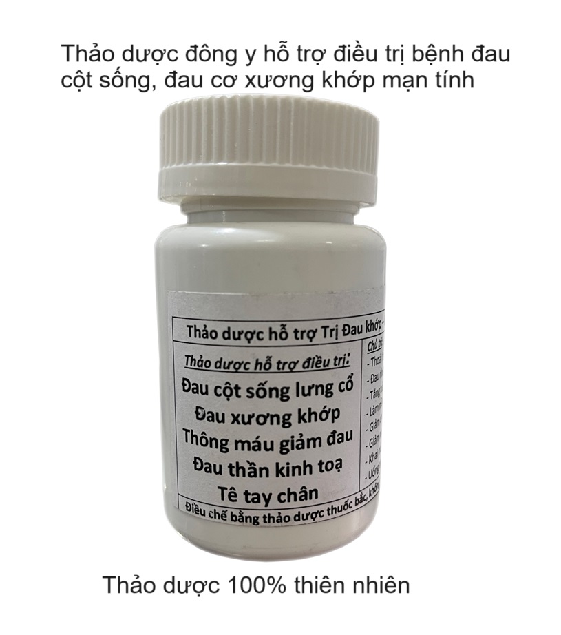 Thảo dược đông y dùng cho người bệnh đau cột sống, đau cơ xương khớp mạn tính