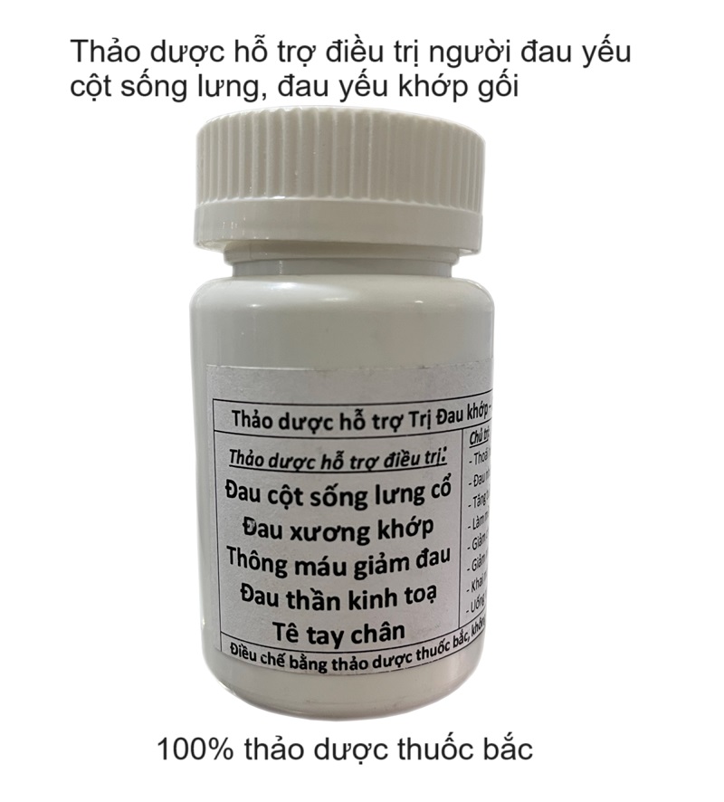 Thảo dược hỗ trợ người bệnh đau cột sống, yếu khớp gối, đau khớp mạn tính