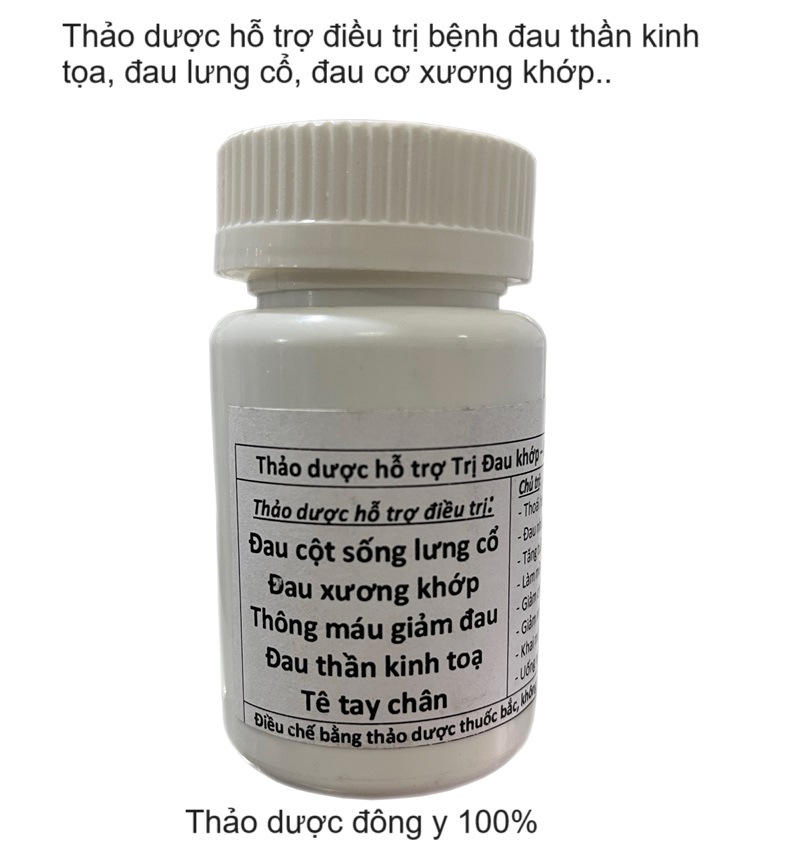 Thảo dược đông y hỗ trợ điều trị bệnh đau thần kinh tọa cấp tính