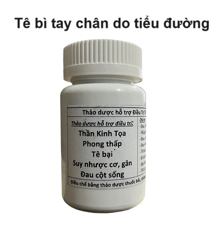 Thảo dược điều trị bệnh tê tay chân do tiểu đường