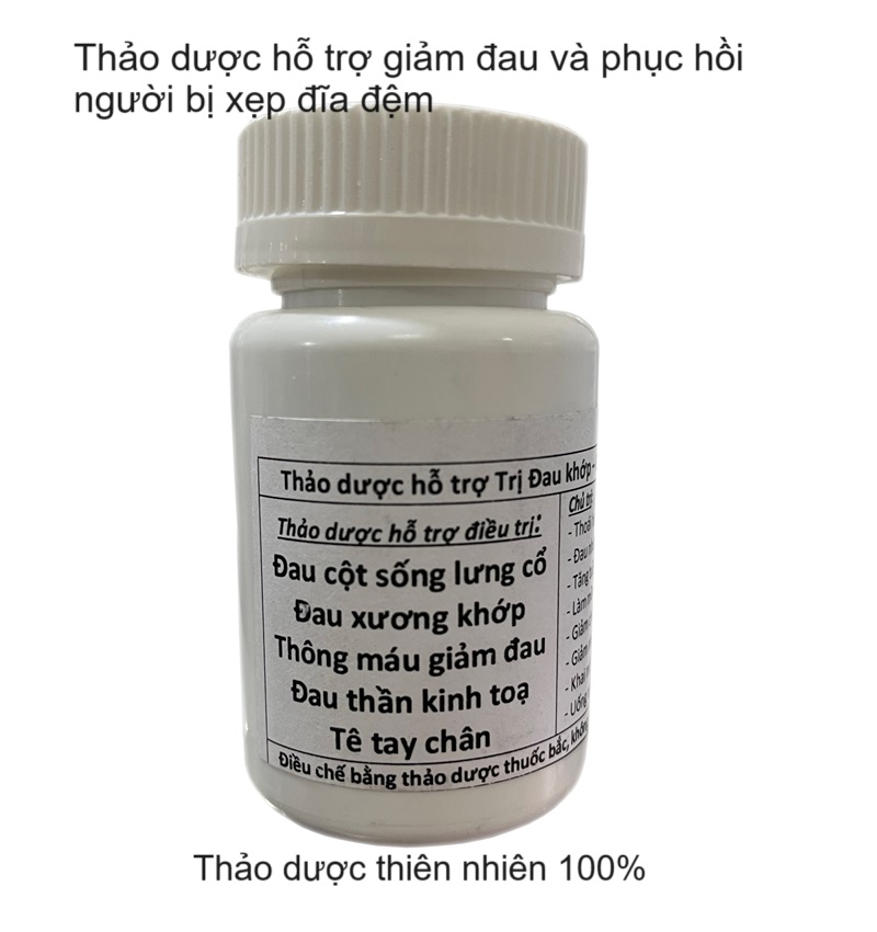 Thảo dược giúp giảm đau người bị xẹp đĩa đệm đau cột sống
