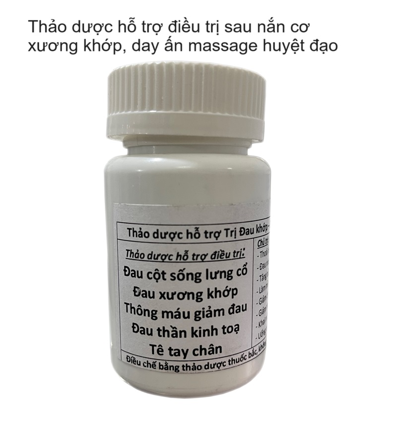 Thảo dược hỗ trợ người bệnh sau nắn cơ xương khớp giúp giảm đau