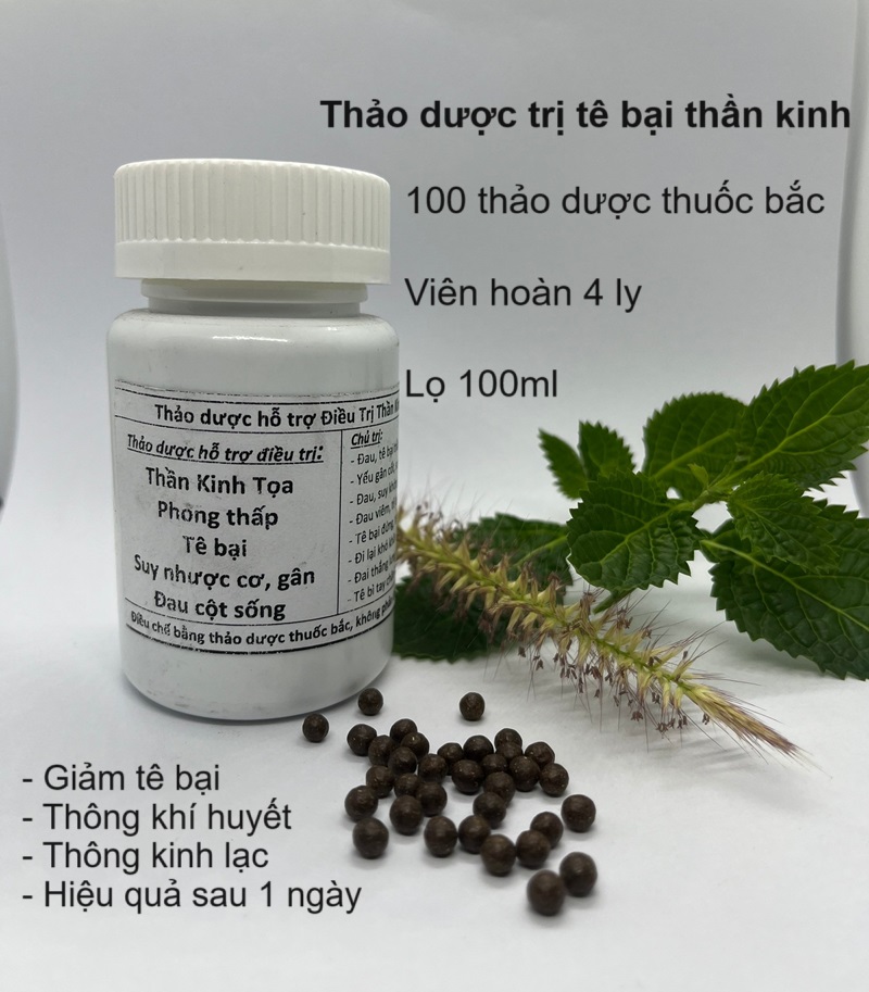 Thảo dược thuốc bắc đông y điều trị tê bại thần kinh bán ở Tp.HCM