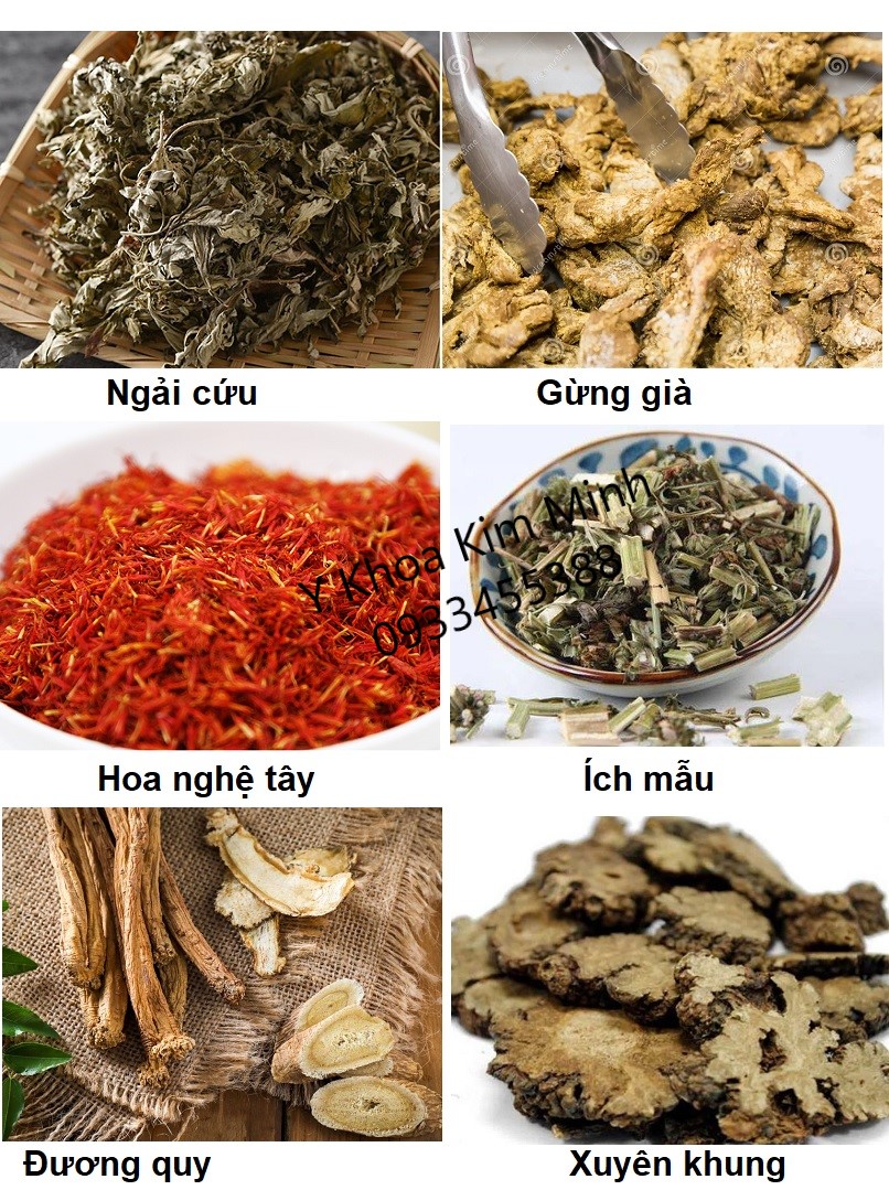 Thành phần thảo dược thuốc bắc tắm dưỡng thể