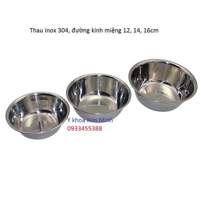 Thau inox 304 chat luong khong gi set chuyen dung cho y te tham my - Y khoa Kim Minh