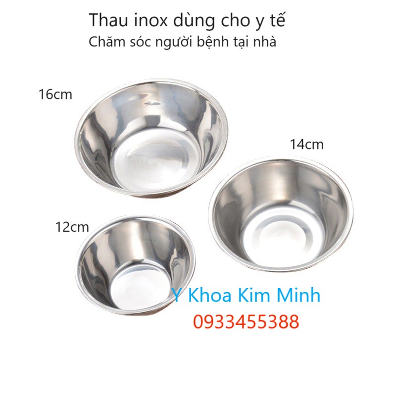 Địa chỉ bán thau inox y tế dùng chăm sóc người bệnh - Y Khoa Kim Minh